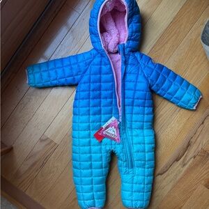 Snozu Infant Toddler Baby One- Piece Puffer 9/12M